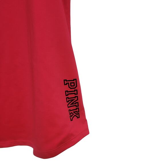 PINK Victoria's Secret Pink Black Mesh Racerback Open Back Size XS - Picture 2 of 5